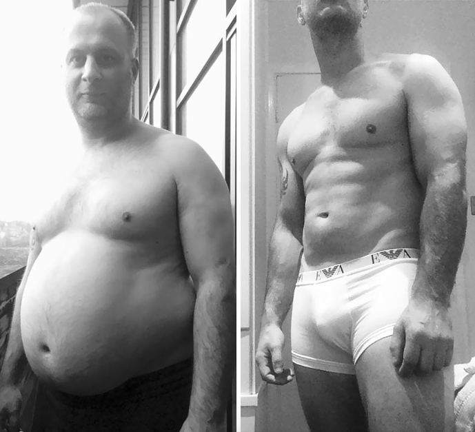 275 lbs to 198 lbs in 2 years